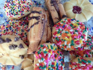 Assorted Italian cookies from Lucca. 