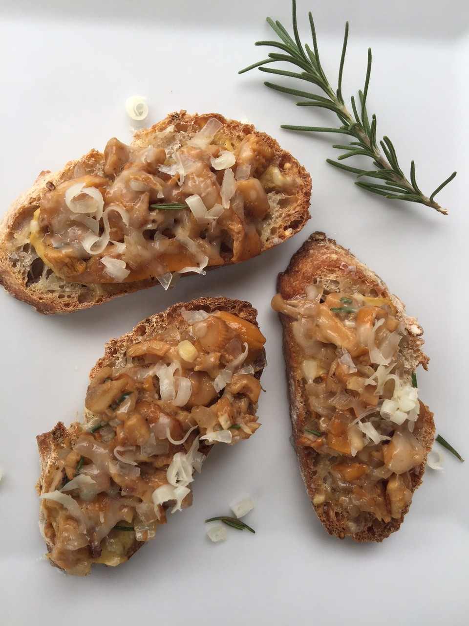 Homey and woodsy, chanterelles on toast perfect simple supper Hungry